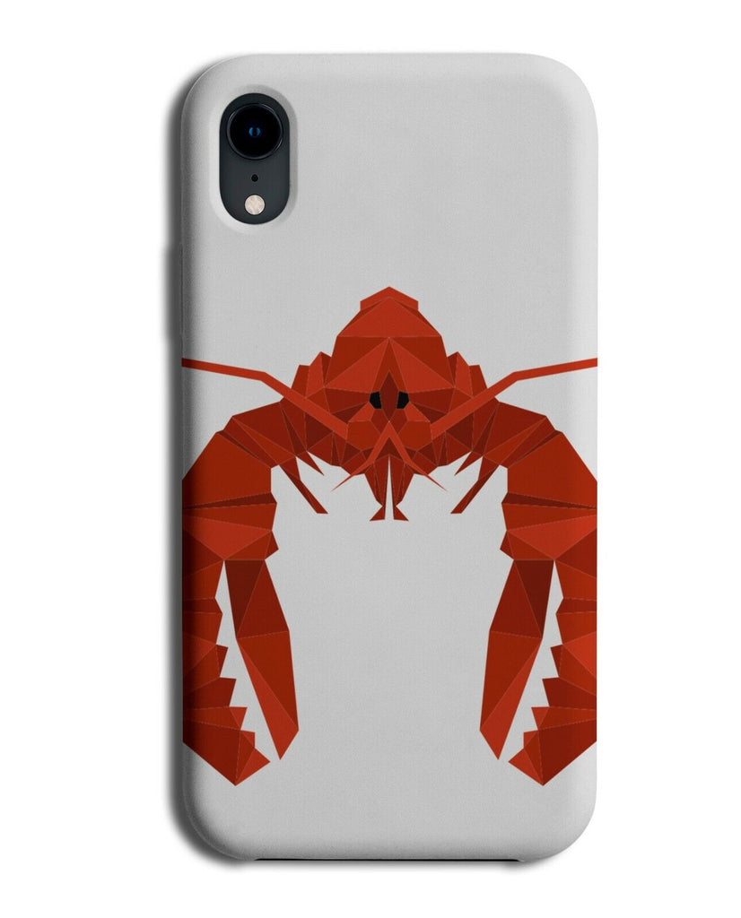 Geometric Shaped Lobster Picture Phone Case Cover Shape Lobsters Claw Claws J727