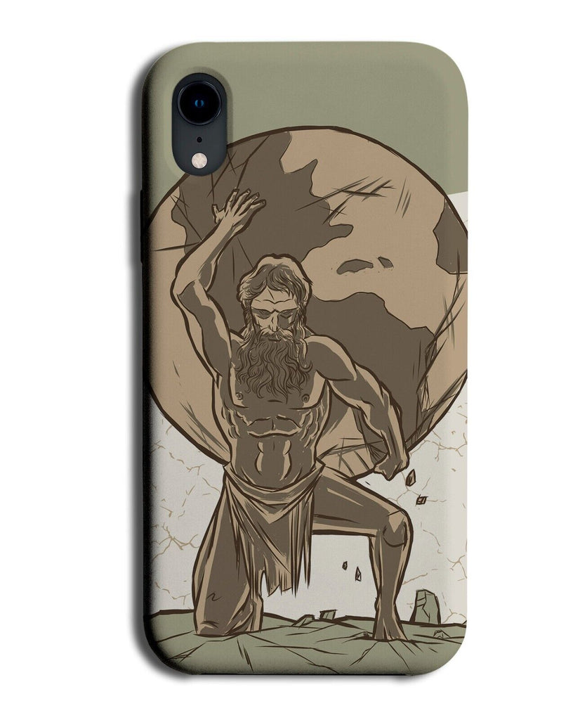 Atlas Strong Man Carrying The Earth Phone Case Cover Globe Strongman Gym P472