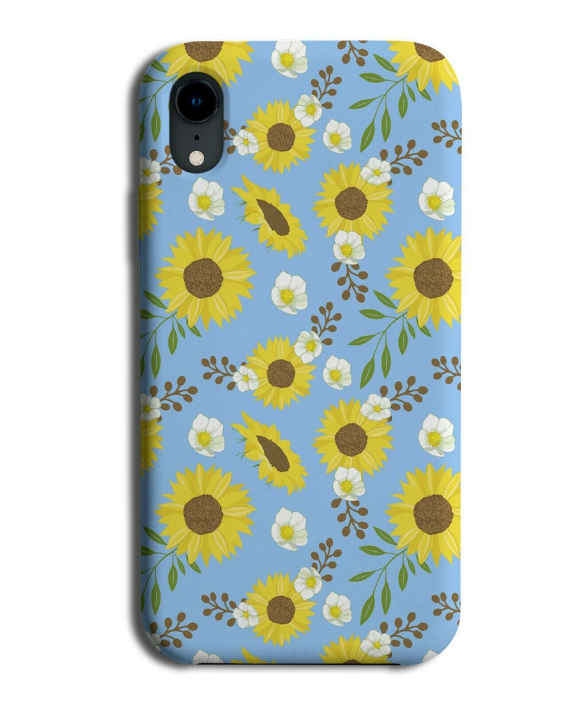 Summer Sunflower Patterns Phone Case Cover Sunflowers Childrens Flowers F919