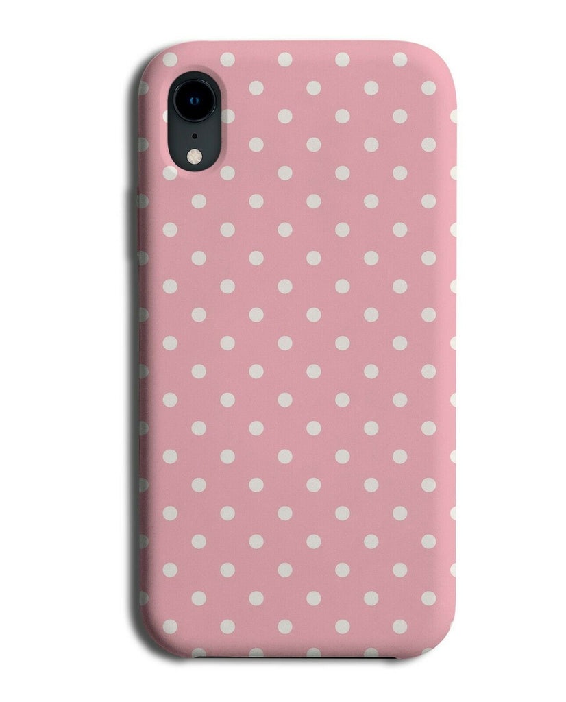 Baby Pink and White Polka Dot Phone Case Cover Dots Dotted Pattern Spots F024