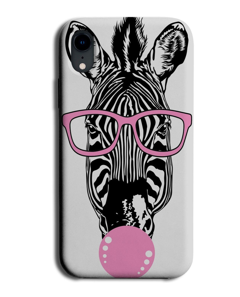 Retro Baby Pink Zebra Face Phone Case Cover Chewing Bubble Gum Bubbles Fun BY39