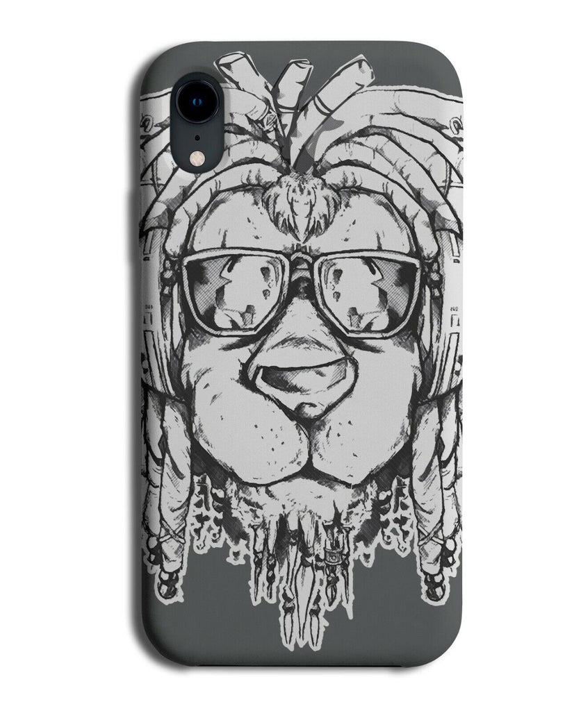Rastafarian Lion Phone Case Cover Head Braids Braid Hair Long Sunglasses J718