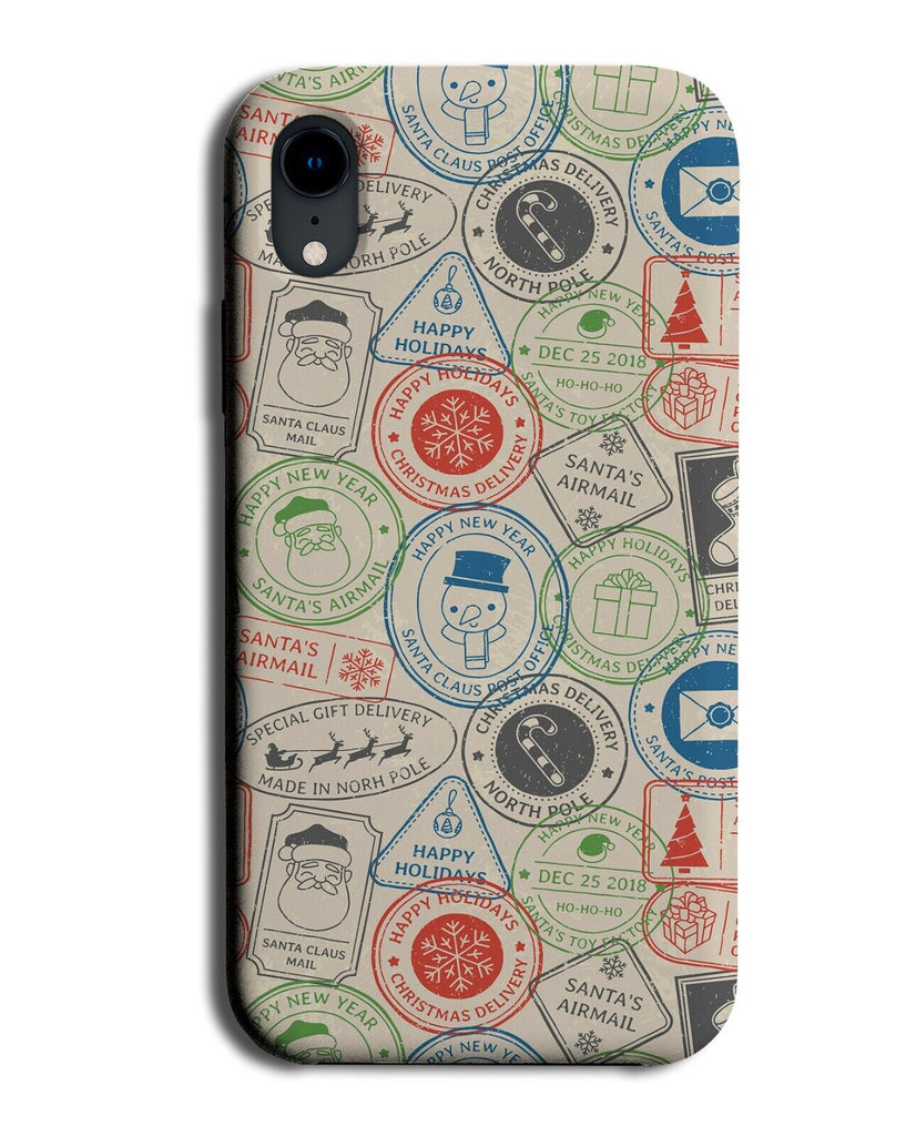 Festive Themed Postage Stamps Phone Case Cover Christmas Theme Style Stamp LP04