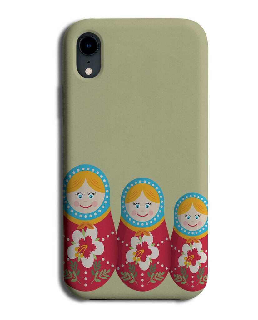 Russian Babushka Stacking Dolls Picture Phone Case Cover Dolls Russia Women K238