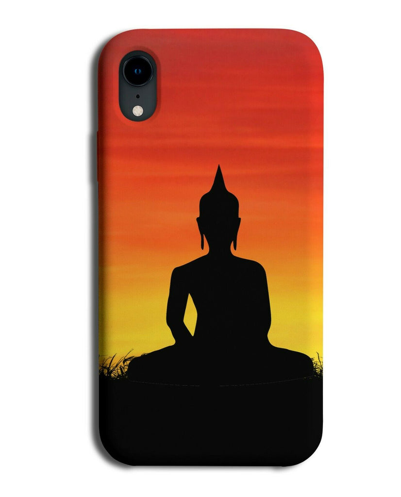 Buddha Silhouette Phone Case Cover Buddhist Figure Buddhism Sunrise Sunset i755