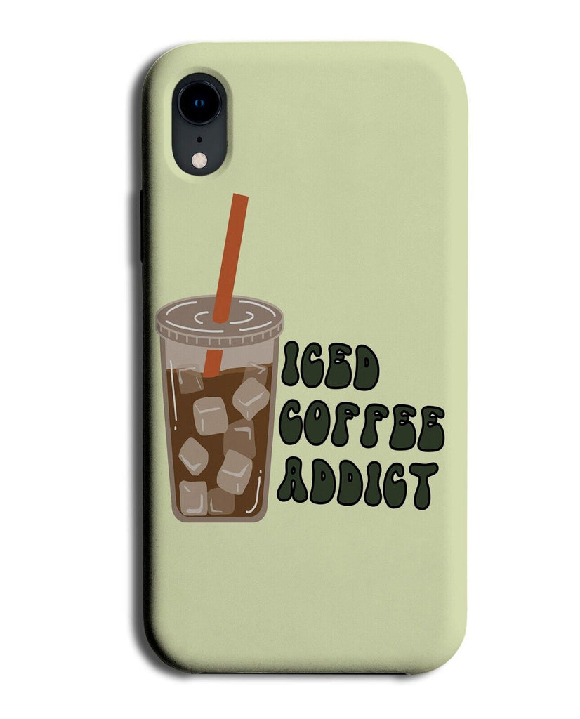 Iced Coffee Addict Phone Case Cover Ice Coffees Cup Cups Latte Mug Gift Q967