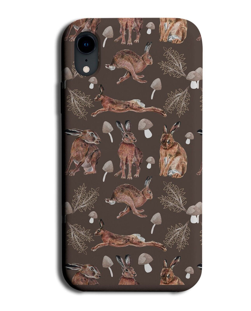 Hares Pattern Phone Case Cover Hare Rabbit Rabbits Bunnies Nature Leaping Q737A