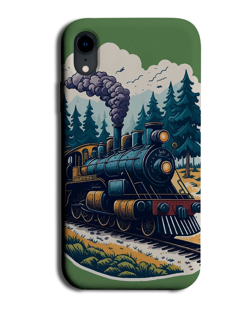 Steam Train Phone Case Cover Steamtrain Trains Locomotive Enginie Choo Cho DG17