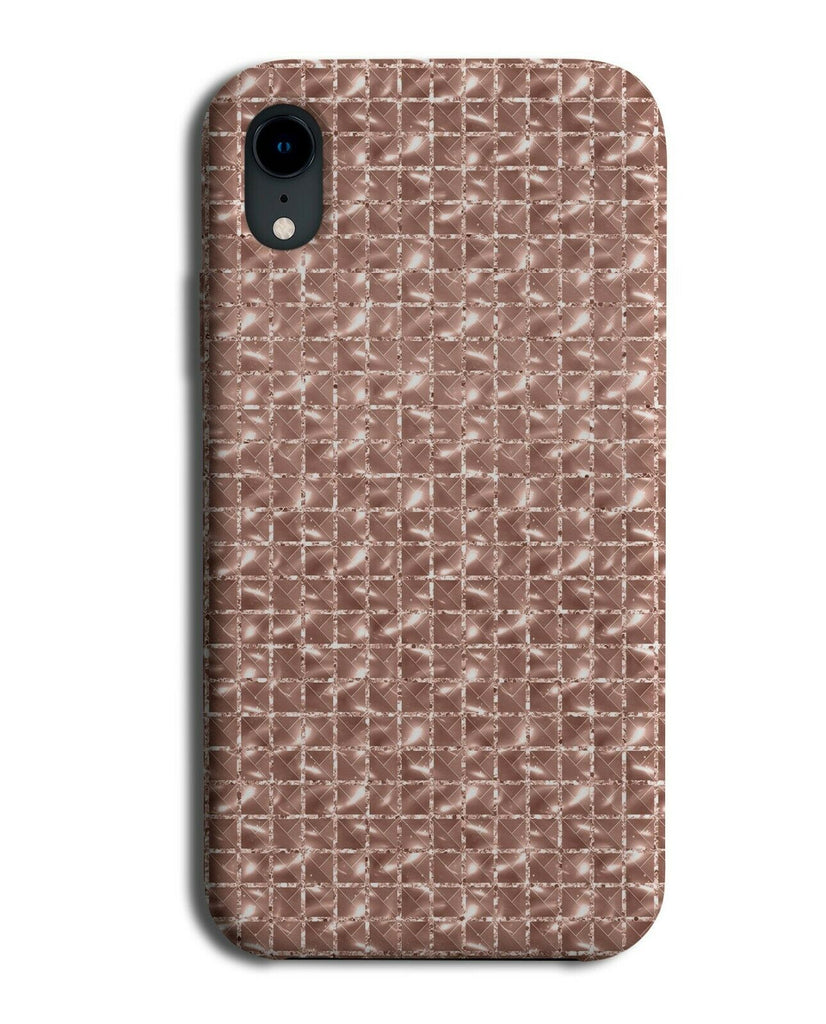 Rose Gold Novelty Patterned Print Phone Case Cover Pattern Shapes Chequered G599