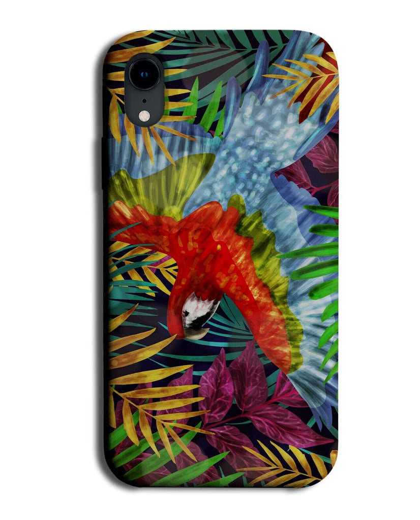 Amazon Parrot Phone Case Cover Jungle Macaw Artwork Background Parrots Bird Q098