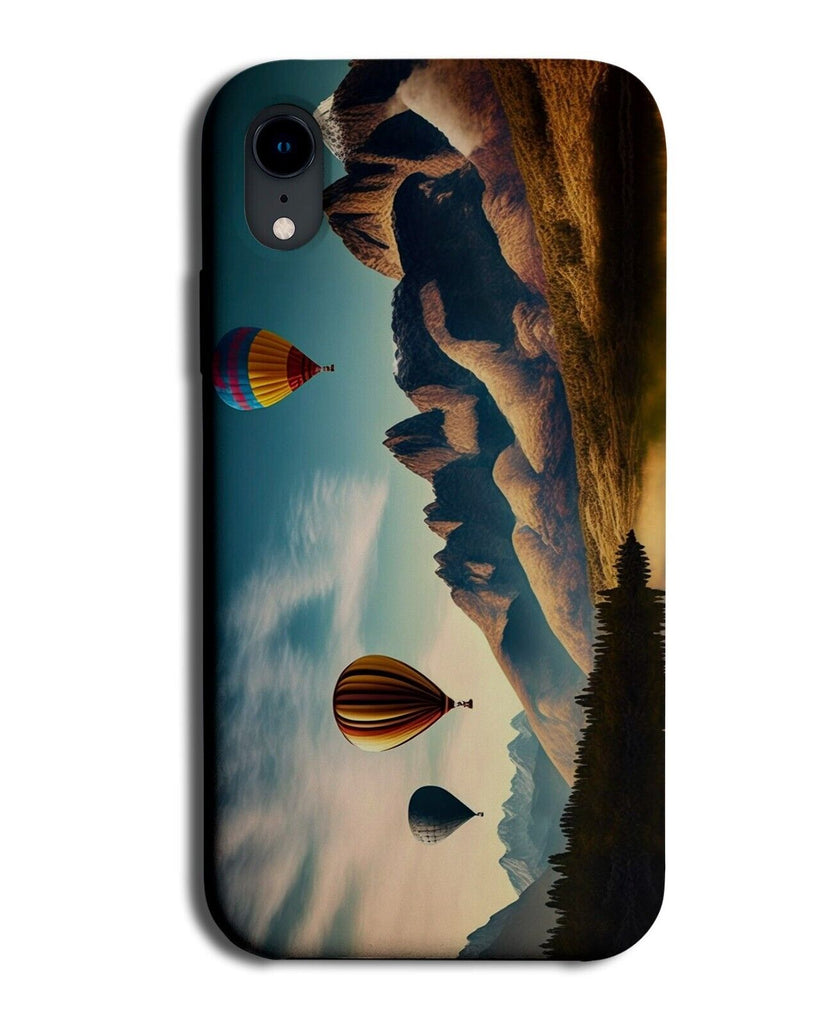Hot Air Balloons Phone Case Cover Balloon Peaceful Mountains Landscape Sky BR90