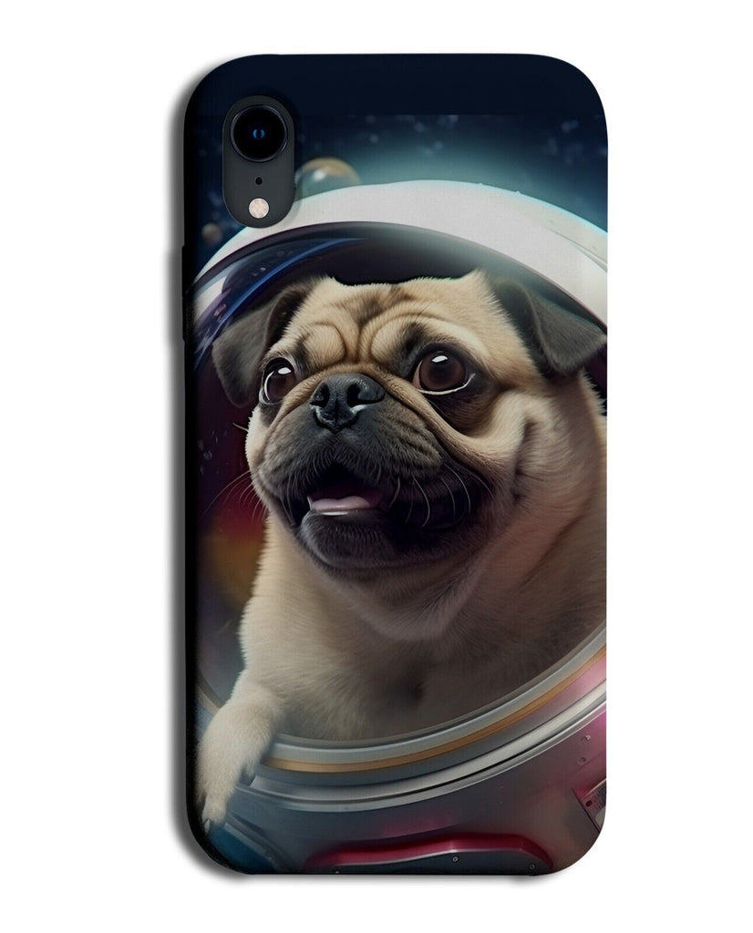 Pug In Outer Space Phone Case Cover Pugs Astronaught Spaceman Face Dog Pupy CB45
