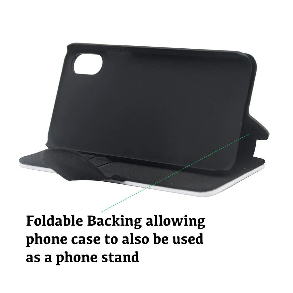 Funny Fishing Flip Wallet Case Design Gift Rod Rods Silhouette Outline J365
