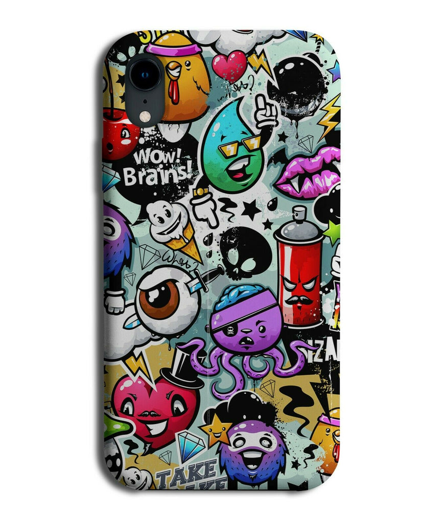 Urban Graffiti Painting Phone Case Cover Street Art Work Artwork Colourful G614