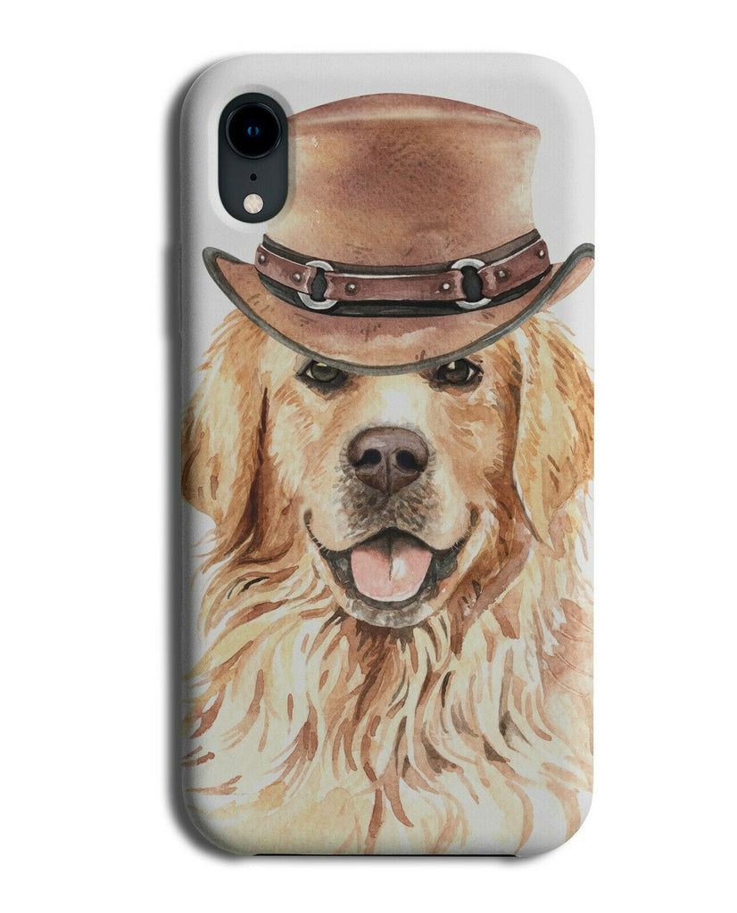 Labrador Phone Case Cover Dog Western Hat Stylish Fashion Style Retriever K560