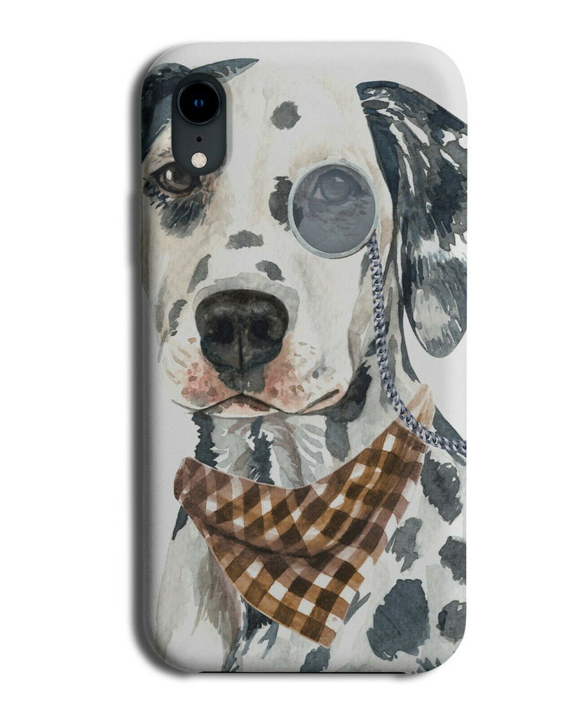 Dalmatian Phone Case Cover Monocle Bandana Pet Gentleman Dalmatian Posh K527