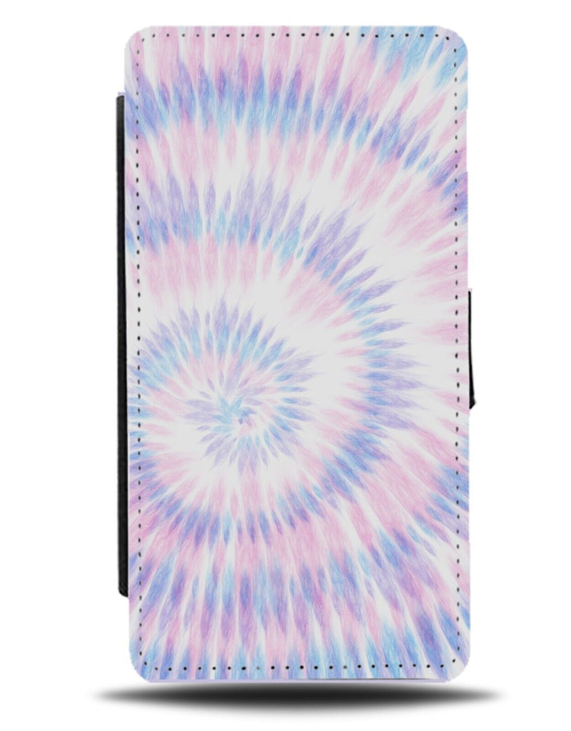 Purple and Pink Tie Dye Patterning Flip Wallet Case Tye Die Pattern Look CQ96