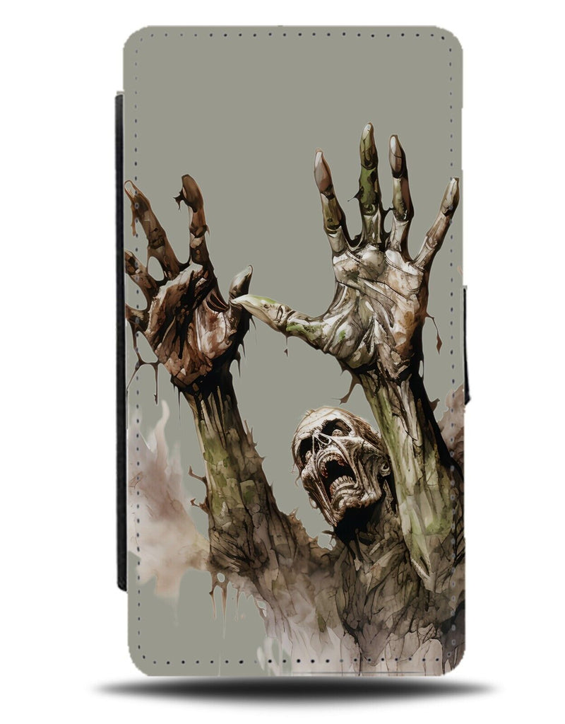 Horror Classic Zombie Oil Painting Print Flip Wallet Case Zombies Design DH04