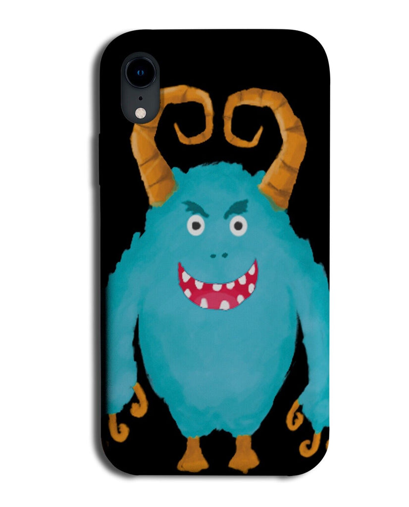 Monster Ogre Phone Case Cover Monsters Ogres Creature Blue Kids Childrens BQ53