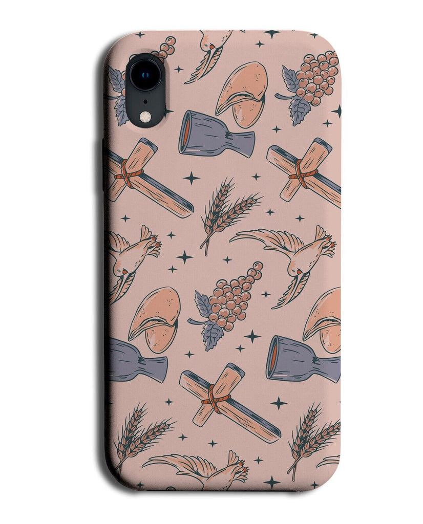 Holy Communion Pattern Phone Case Cover Catholic Style Gift Present First P875