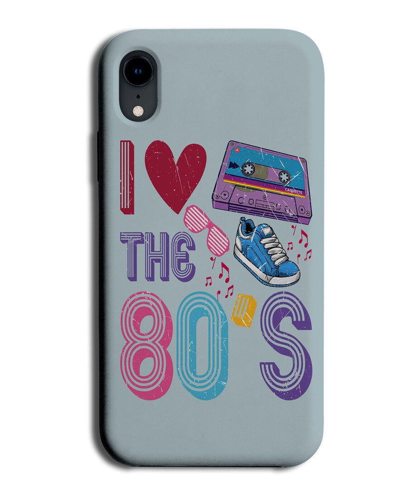 I Love The 80s Phone Case Cover Eighties Stuff Retro Shoes 80's Style Look Q479