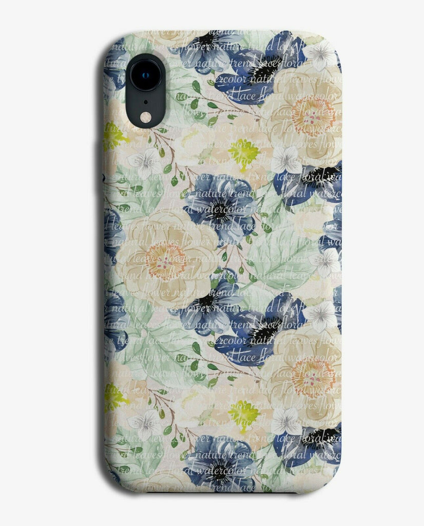 Flower Watercolour Oil Painting Phone Case Cover Water Colour Art Floral E880