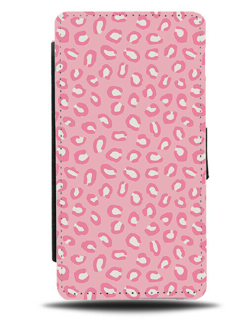 Tiny Pink Leopard Print Pattern Flip Wallet Case Design Picture Photo Image F672