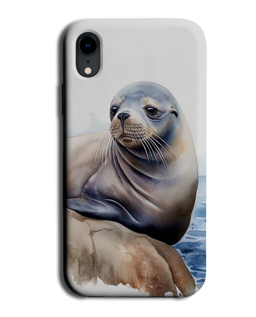 Sea Lion Pup Oil Painting Print Phone Case Cover Lions Seal Seals Animal DF65