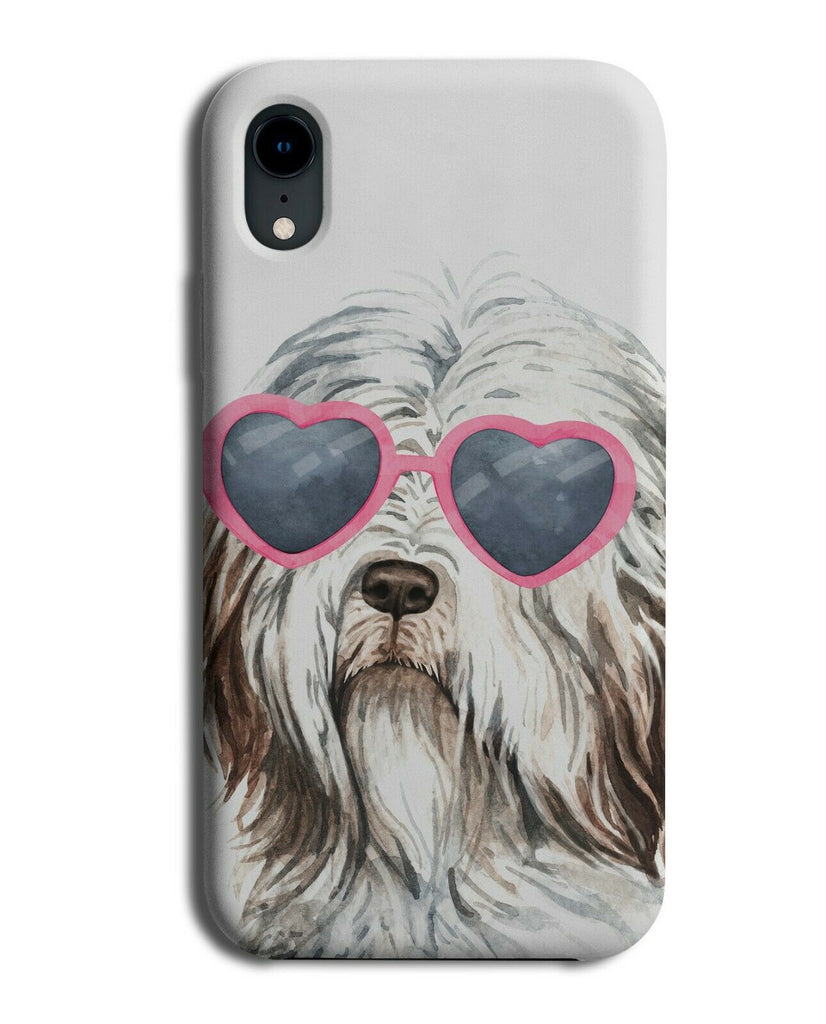 Old English Sheepdog Phone Case Cover Dog Dogs Love Heart Sunglasses Funny K574