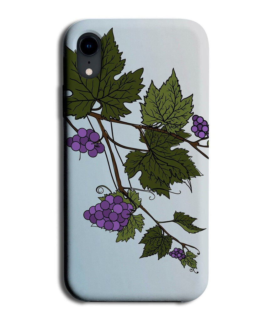 Purple Grapes Phone Case Cover Grape Leaves Branches Branch Leaf Tree Fruit Q067