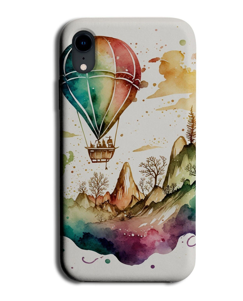 Hot Air Balloon Painting Phone Case Cover Watercolour Oil Balloons Picture BC96