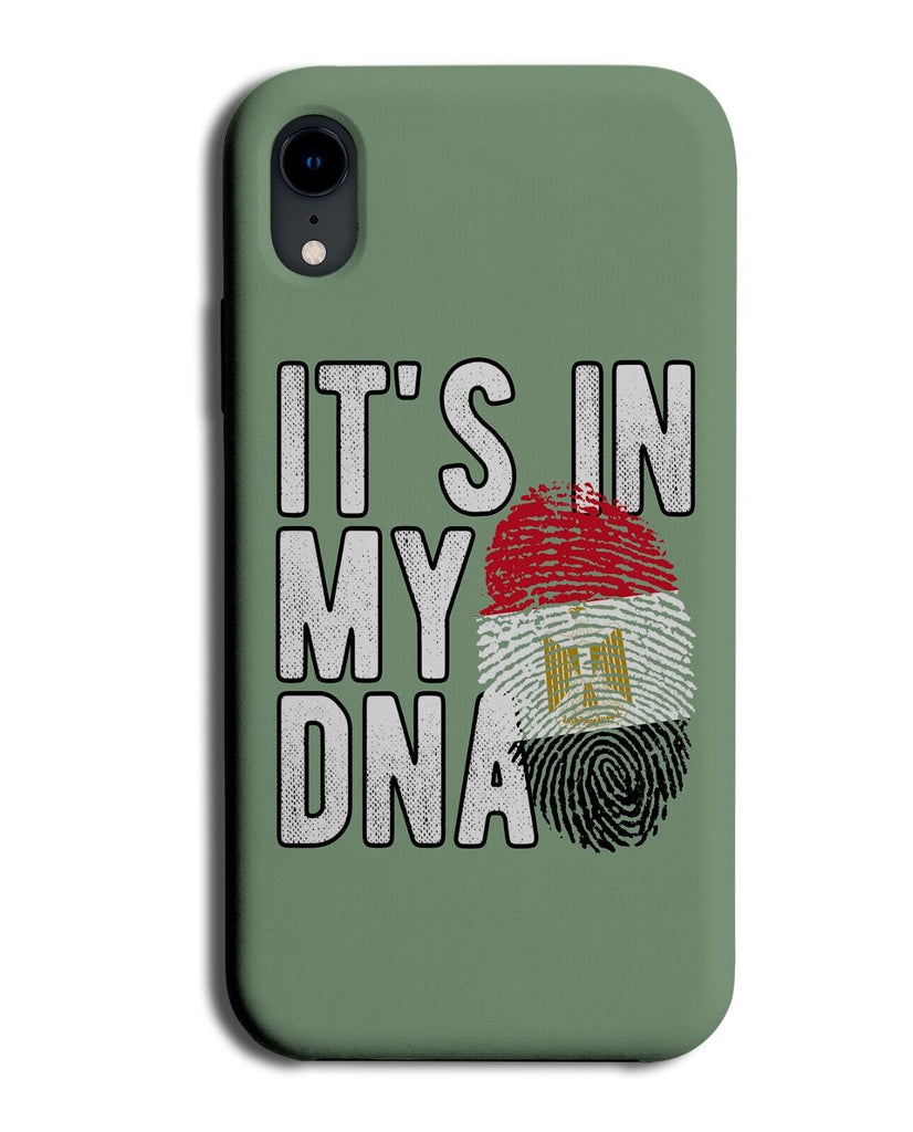 Its In My DNA Egyptian Phone Case Cover Egypt Flag Fingerprint Finger Print BG25