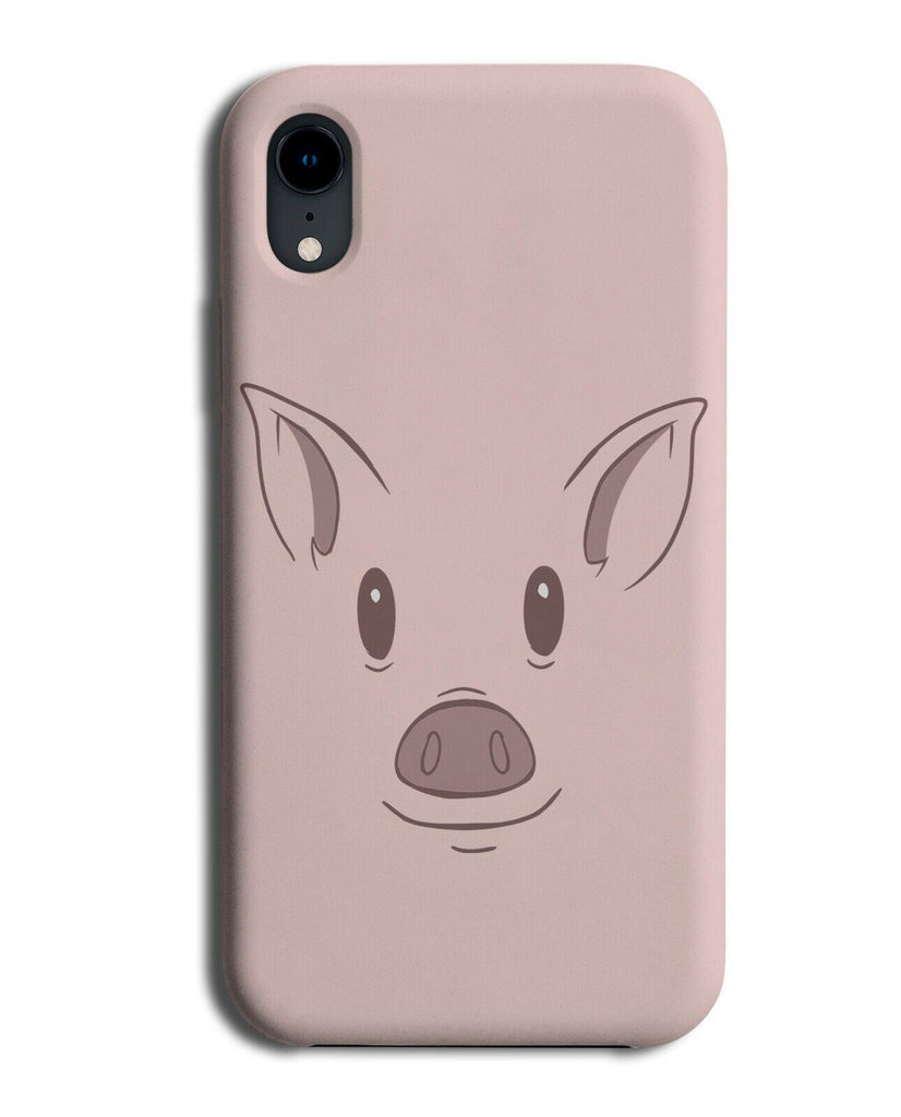 Cartoon Kids Pig Face Phone Case Cover Childrens Childs Pigs Piggy Head K009