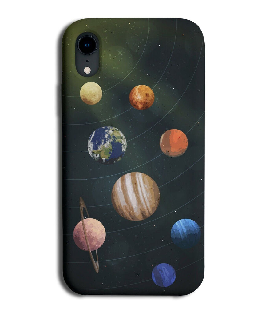 Solar System Phone Case Cover Planets Space Galaxy Earth Saturn Venus E670