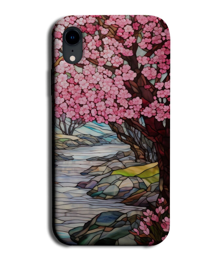 Cherry Blossoms Grove Phone Case Cover Tree Trees Blossom Leaves Leaf Pink DB83