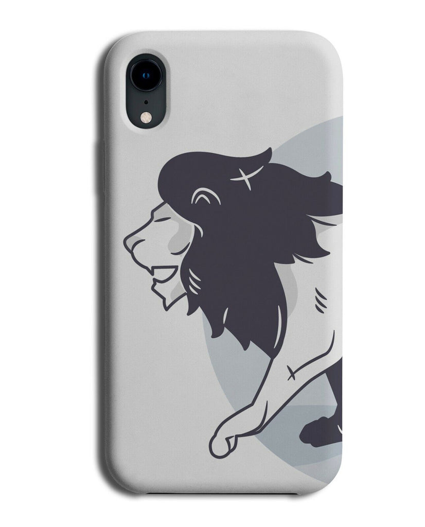 Childrens Lion Cartoon Phone Case Cover Kids Simple Style Simplistic J721