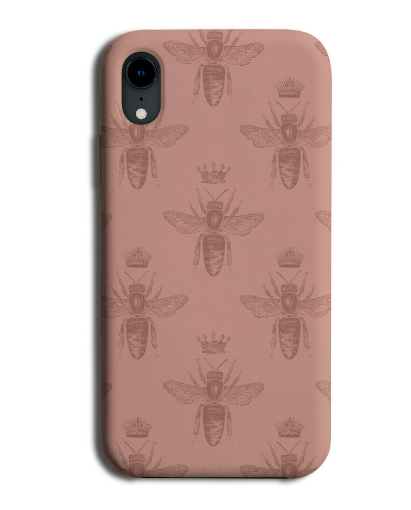 Rose Gold Wasps Silhouette Phone Case Cover Bee Bees Wasp Shape Shapes G049