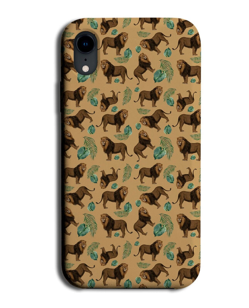 Lion Wallpaper Pattern Phone Case Cover Lions Male Mane Picture King Photo AV70