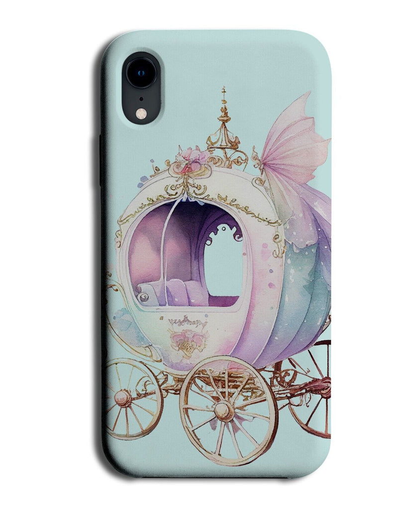 Fairytale Carriage Phone Case Cover Fairy Tale Pastel Coloured Colour Girls BE81