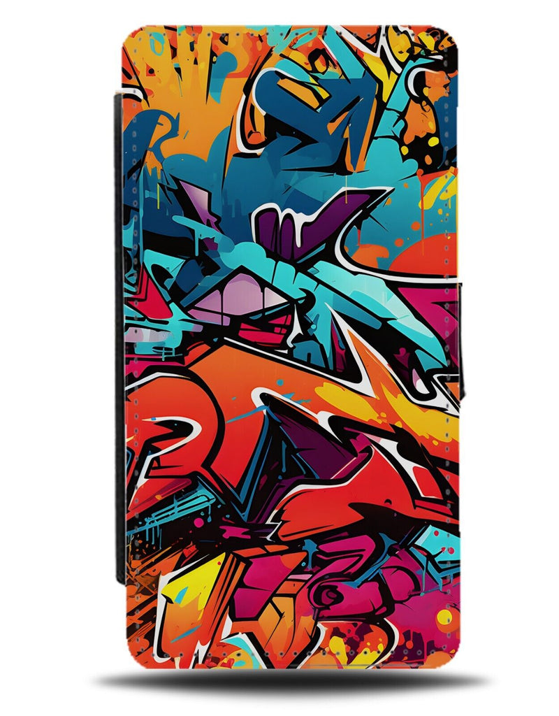Graffiti Bubbleart Flip Wallet Case Bubble Artwork Art Work Style Graffing DA51