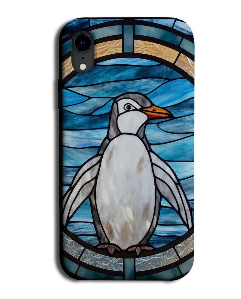 Penguin Polar Bird Stain Glass Phone Case Cover Penguins Stained Birds CJ05