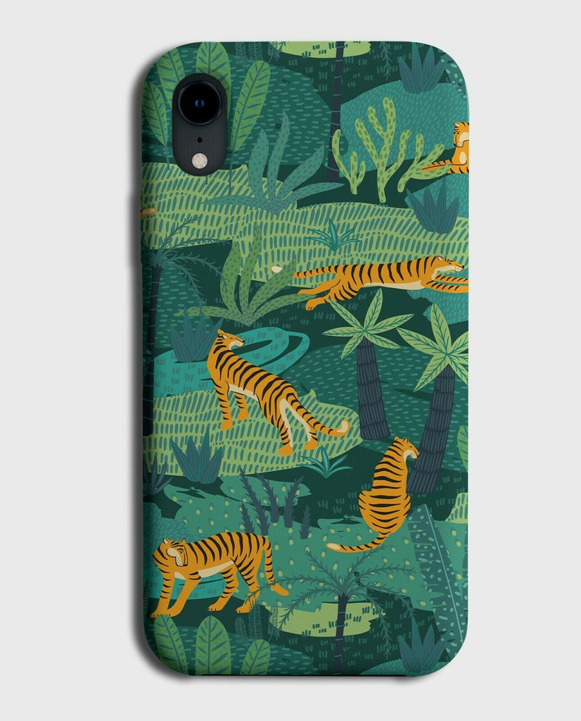 Jungle Tiger Cartoon Picture Phone Case Cover Cartoons Tigers Animals H032