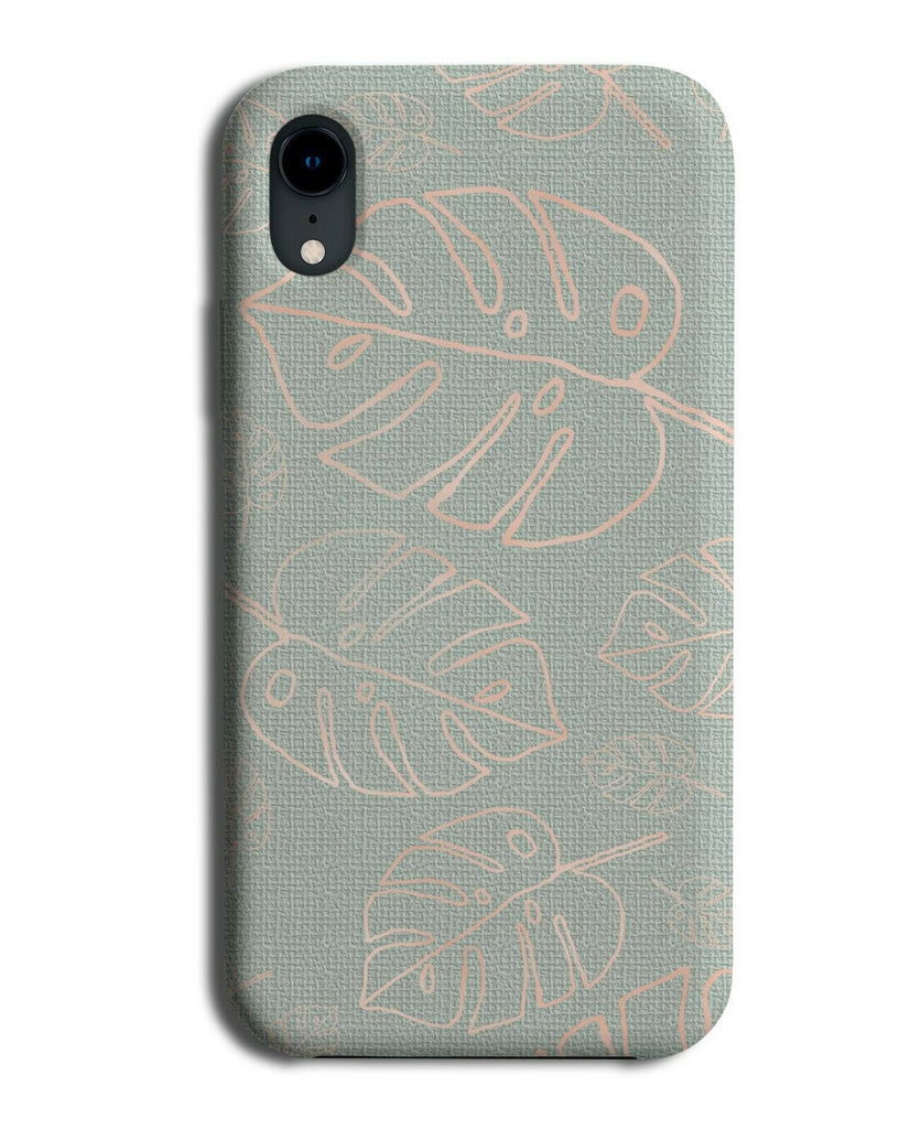 Palm Tree Leaf Phone Case Cover Leaves Pale Coloured Jungle Fern Ferns F886