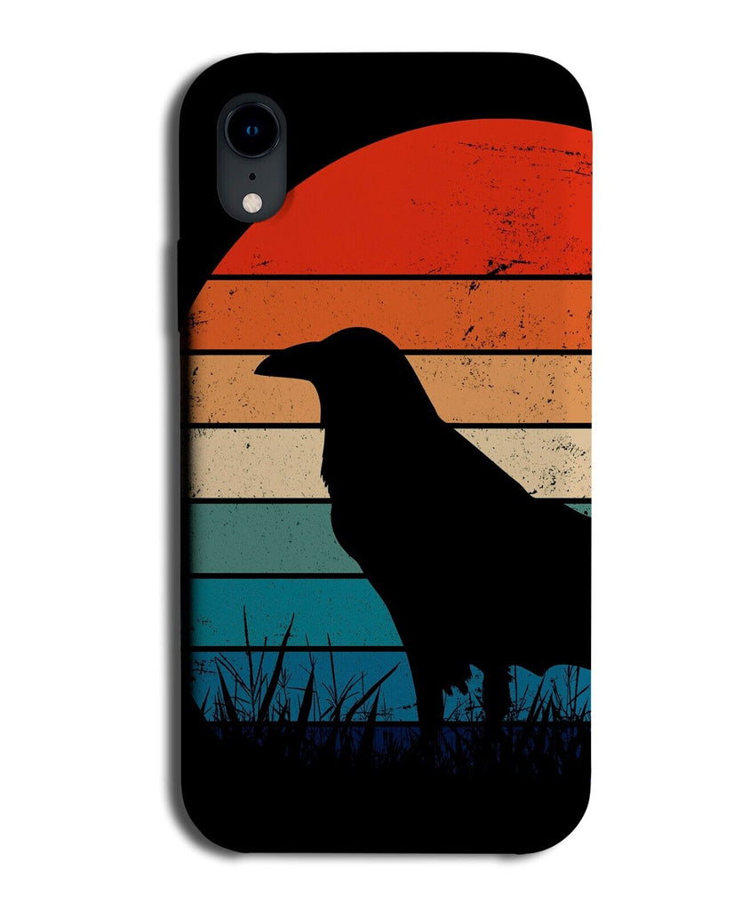 Crow Phone Case Cover Crows Bird Retro Raven Ravens Silhouette Krow Black Q608