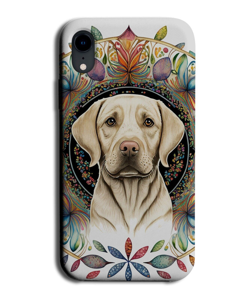 White Labrador Phone Case Cover Golden Retriever Face King Queen Funny Dog BG74