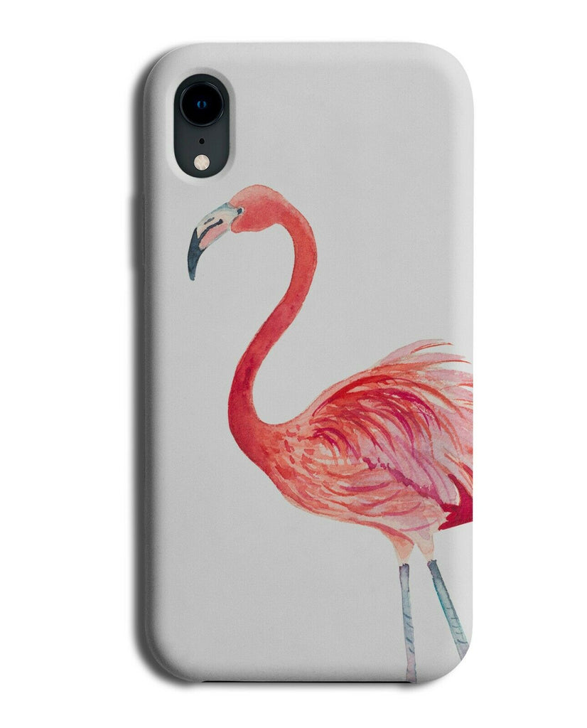Flamingo Painting Picture Phone Case Cover Flamingos Neck Face Pink Nature H266