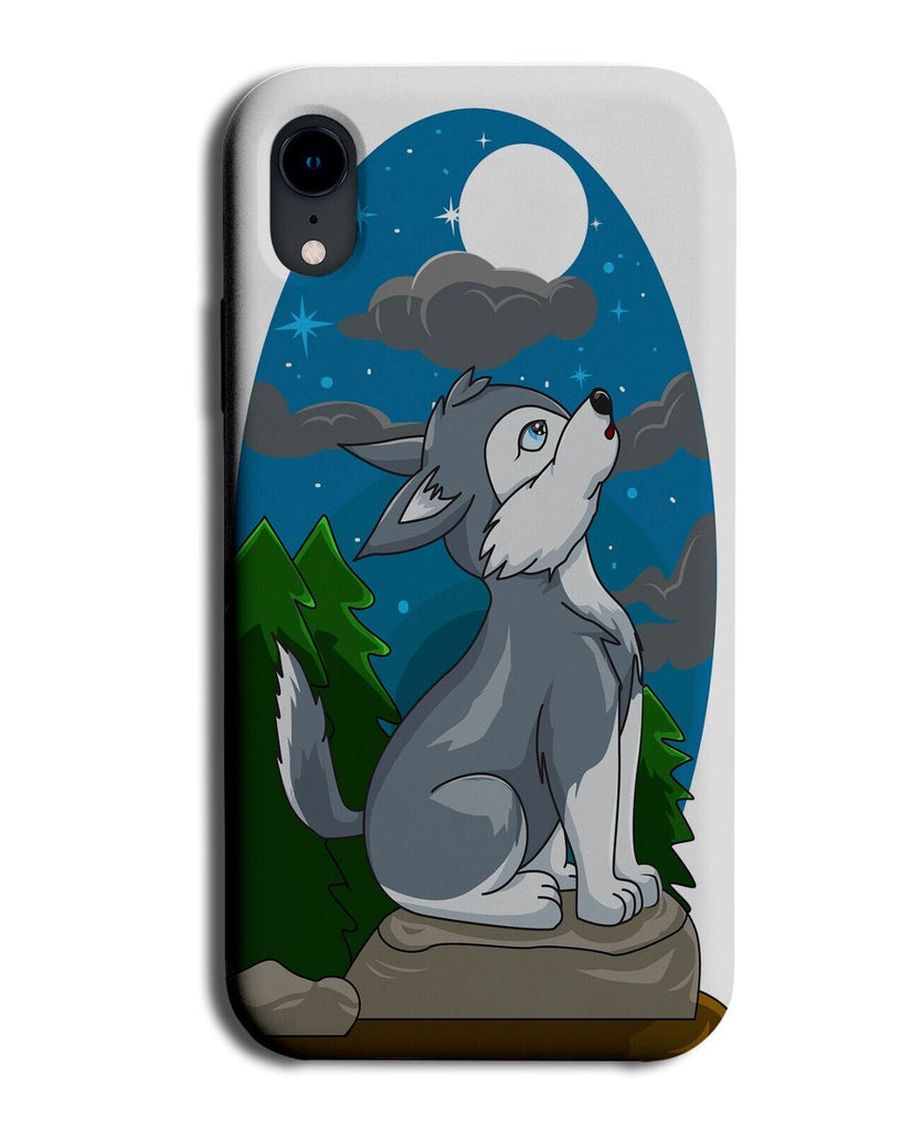 Baby Gray Wolf Phone Case Cover Cartoon Pup Puppy Kids Child Grey Little Q474