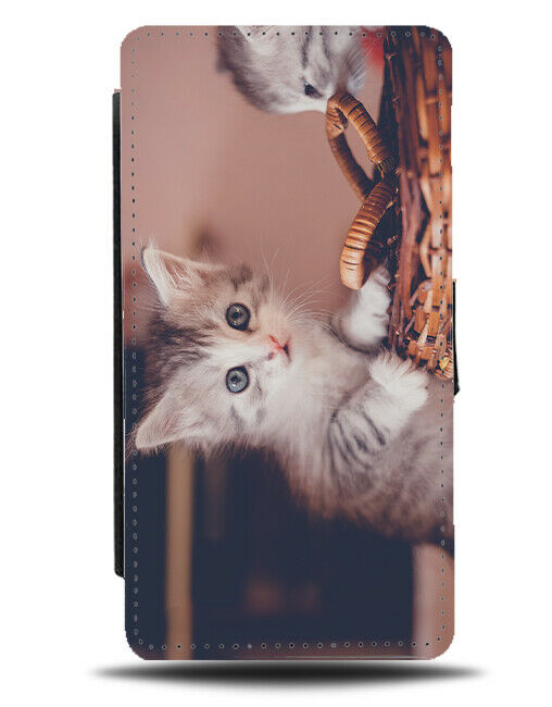 Cute Kitten Picture Flip Wallet Case Photo Photograph Kittens Cat Cats Pic G703