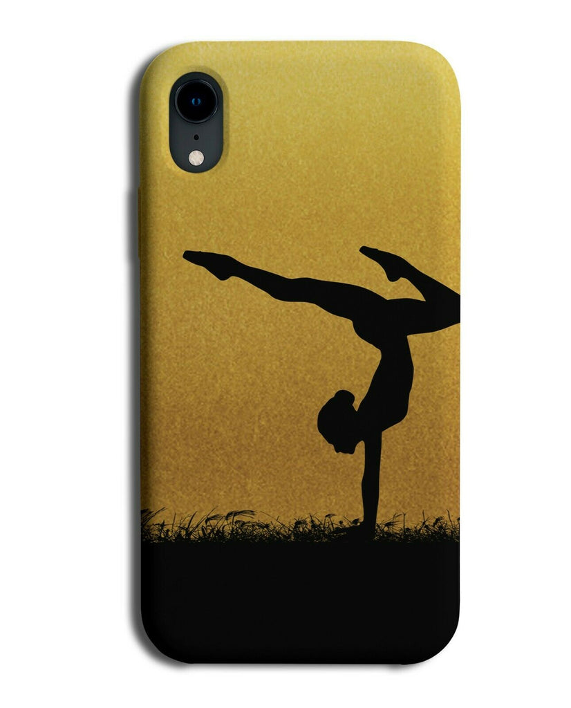 Gymnastics Phone Case Cover Gymnast Gymnasts Girls Womens Gold Golden i593