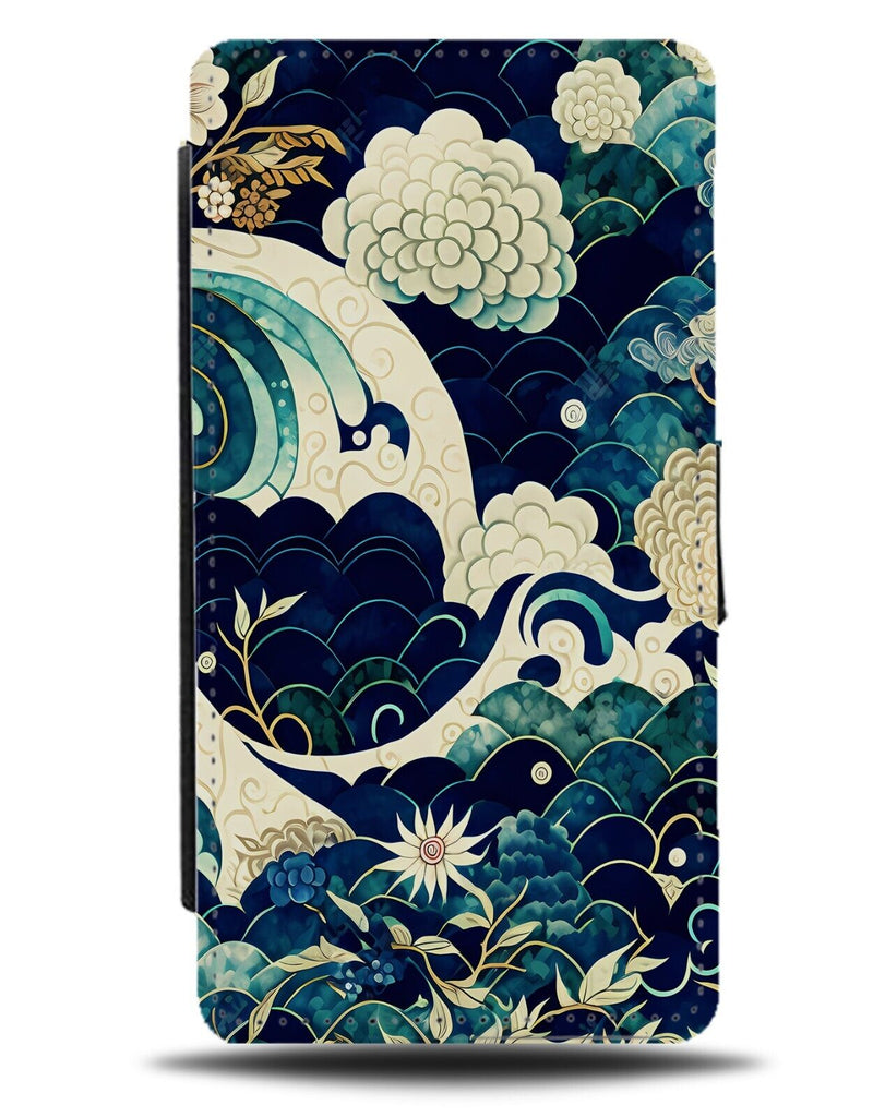 Oriental Chinese Background Flip Wallet Case Orientals China Asia Mandarin AC95